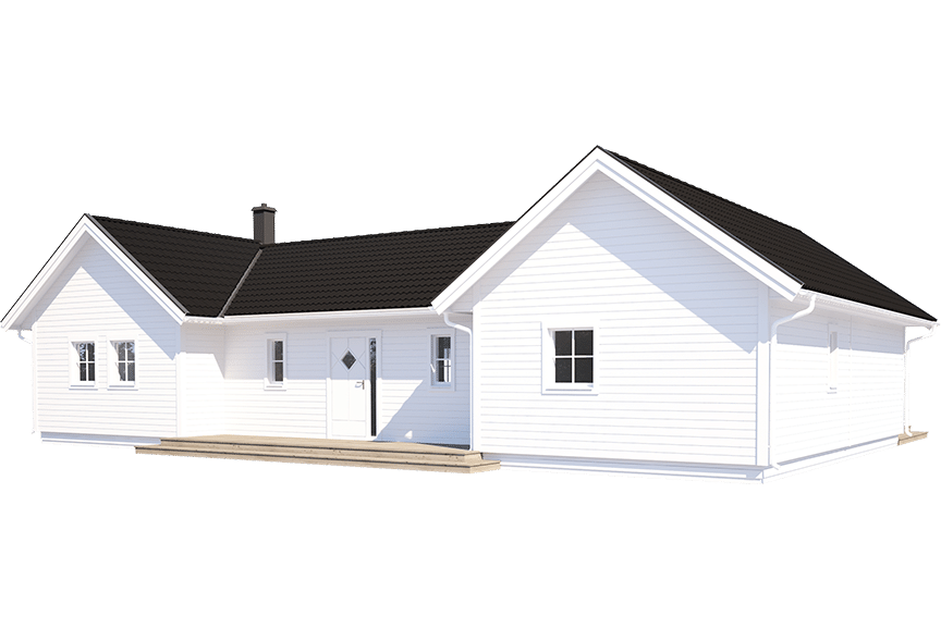 Torekov 158, h-format fritidshus 138 kvm