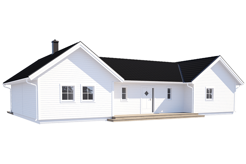 Torekov 158, h-format fritidshus 138 kvm