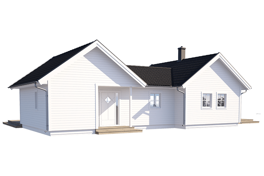 Torekov 95, h-format fritidshus 79 kvm
