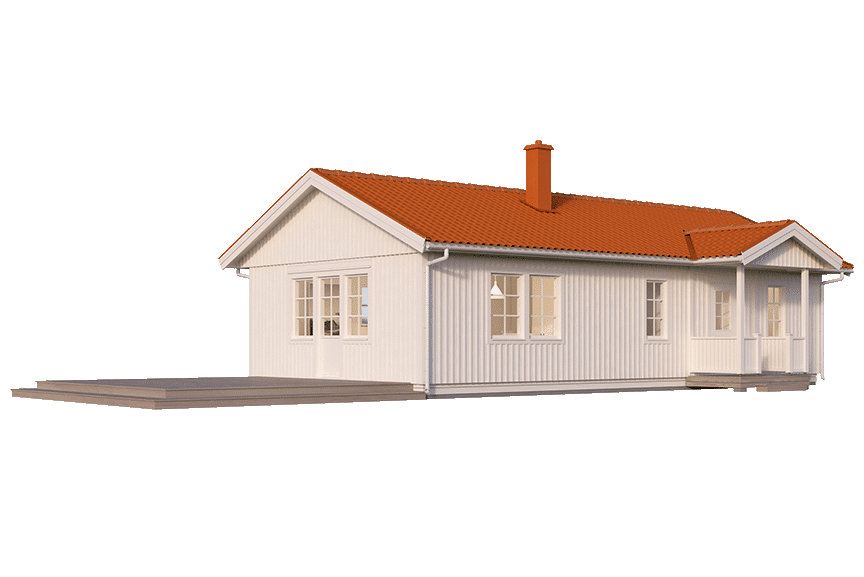 Fritidshus enplanshus Dalarö 23-80 72 kvm