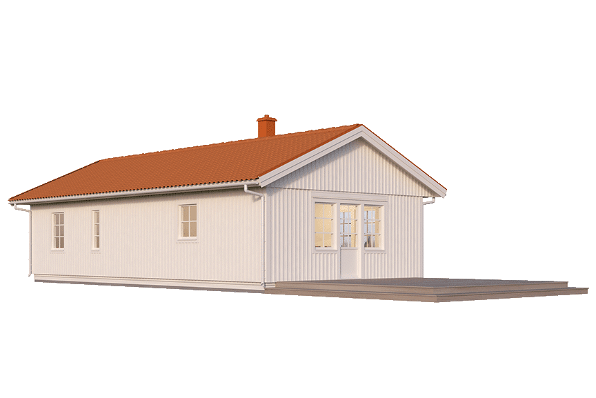 Fritidshus enplanshus Dalarö 23-80 72 kvm